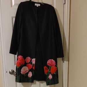 Calvin Klein Black Floral Tunic
